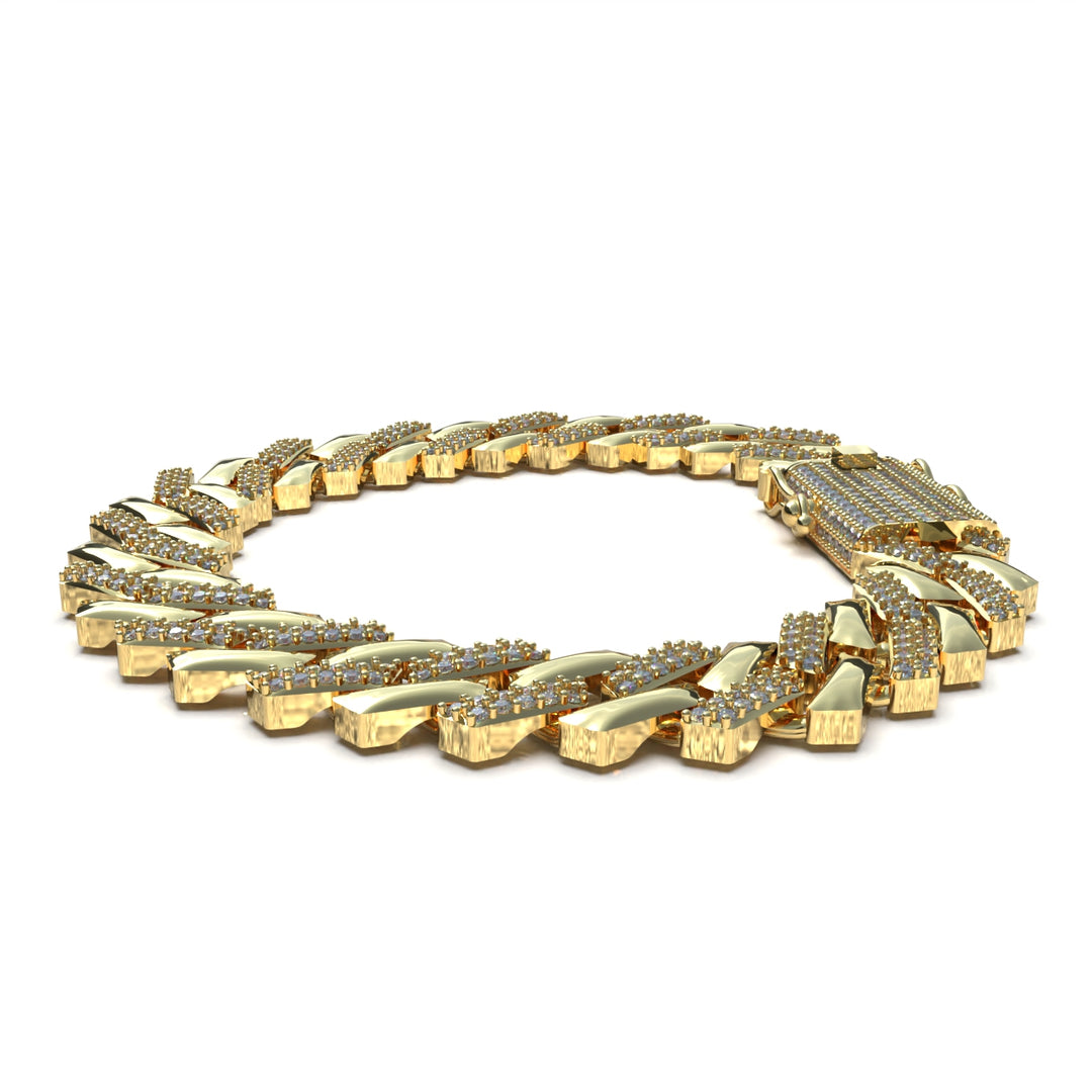 Pulsera Ice en Oro 18K