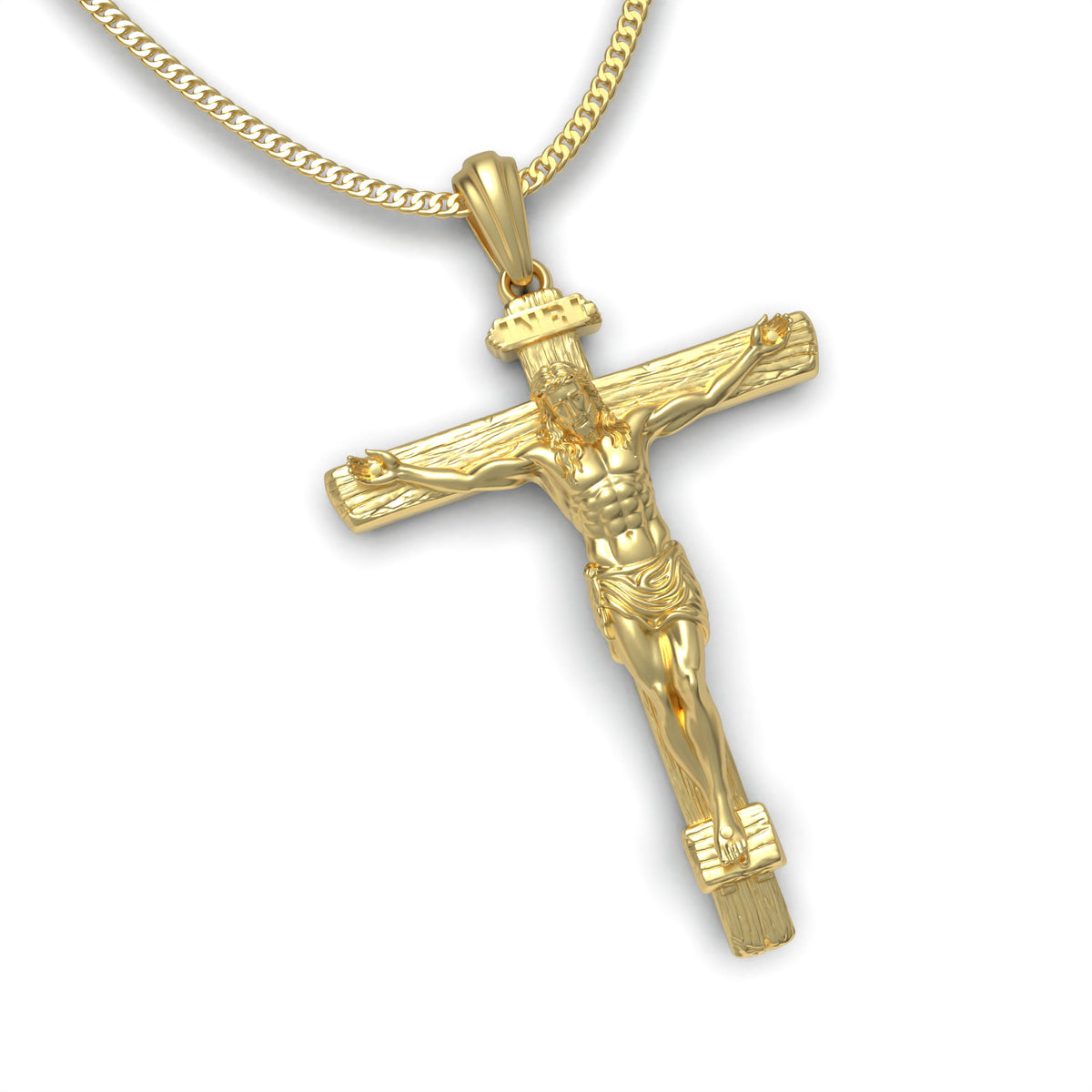 Collar de Cristo Inri Plata 950 | Luya Joyería