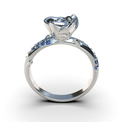 950 Silver Pink Ring | Handmade | Luya Jewelry
