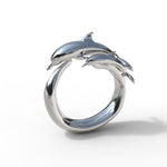 Cargue la imagen en el visor de la galería, Anillo Delfin
