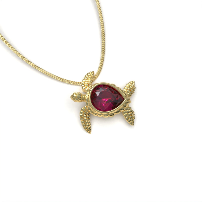 Collar de Tortuga Plata 950 | Diseño de Autor | Luya Joyería