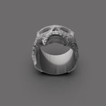 Cargue la imagen en el visor de la galería, Anillo Skull F
