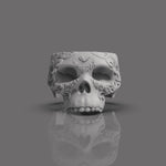 Cargue la imagen en el visor de la galería, Anillo Skull F
