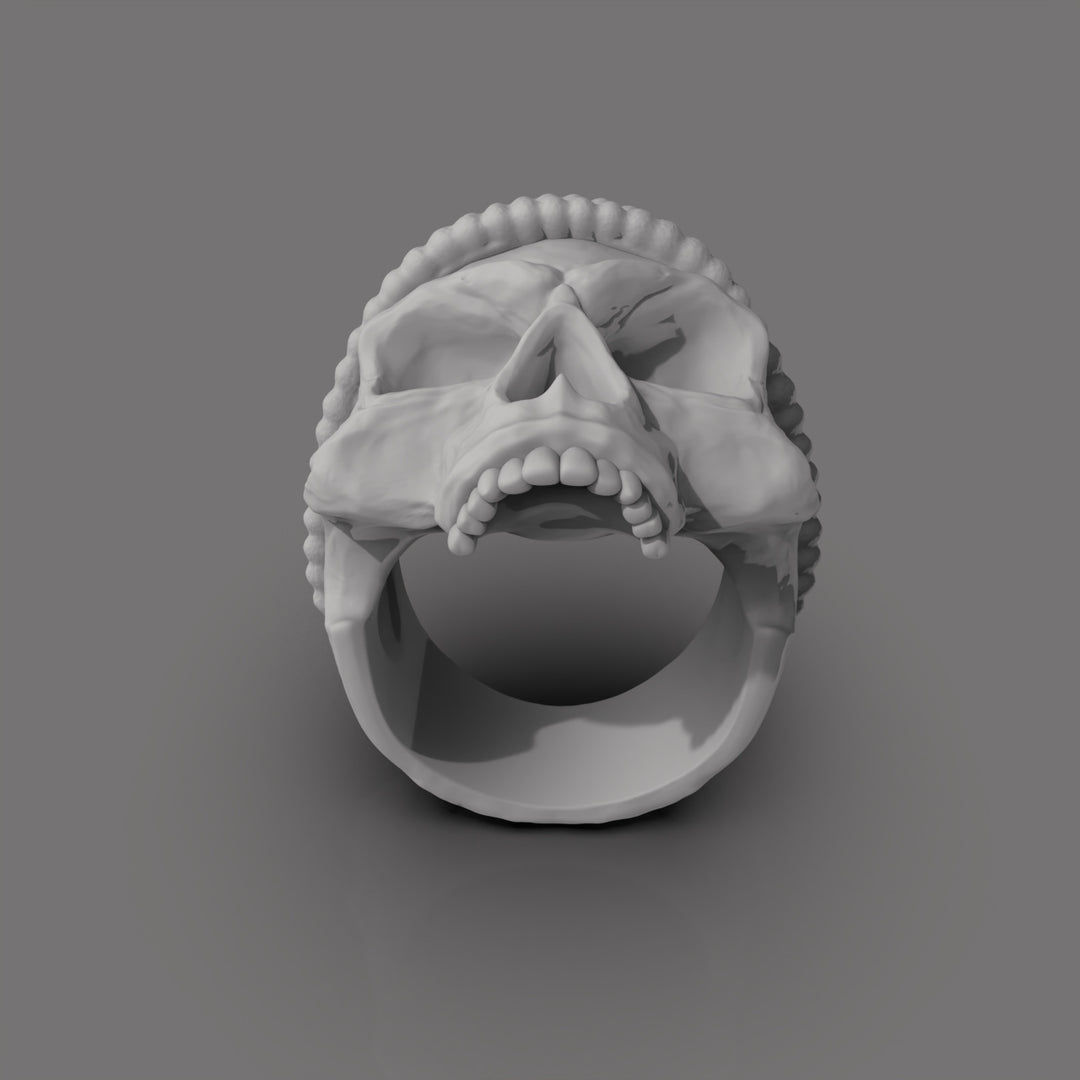 Anillo Skull con Chuyo