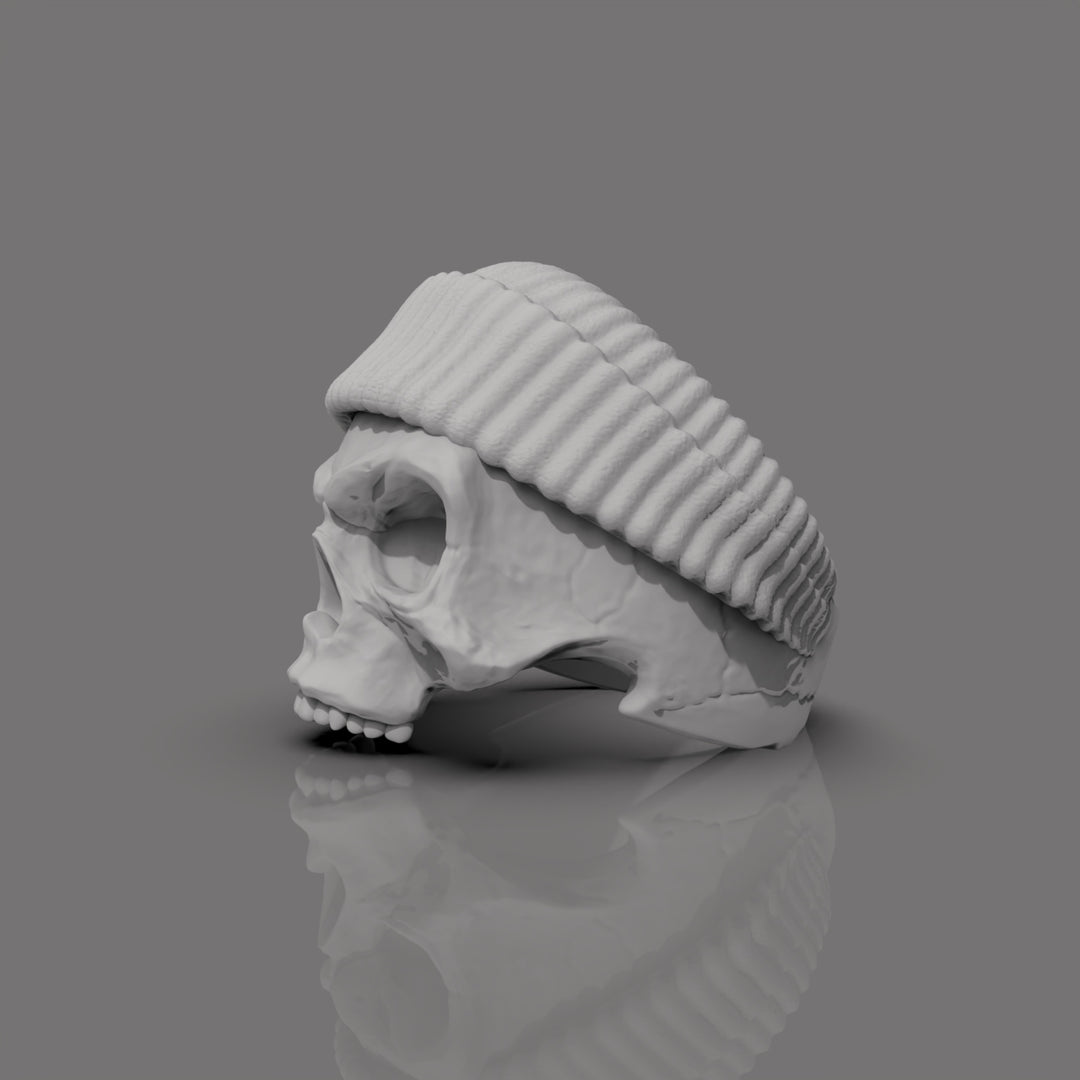 Anillo Skull con Chuyo