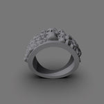 Cargue la imagen en el visor de la galería, Anillo Skull Legión
