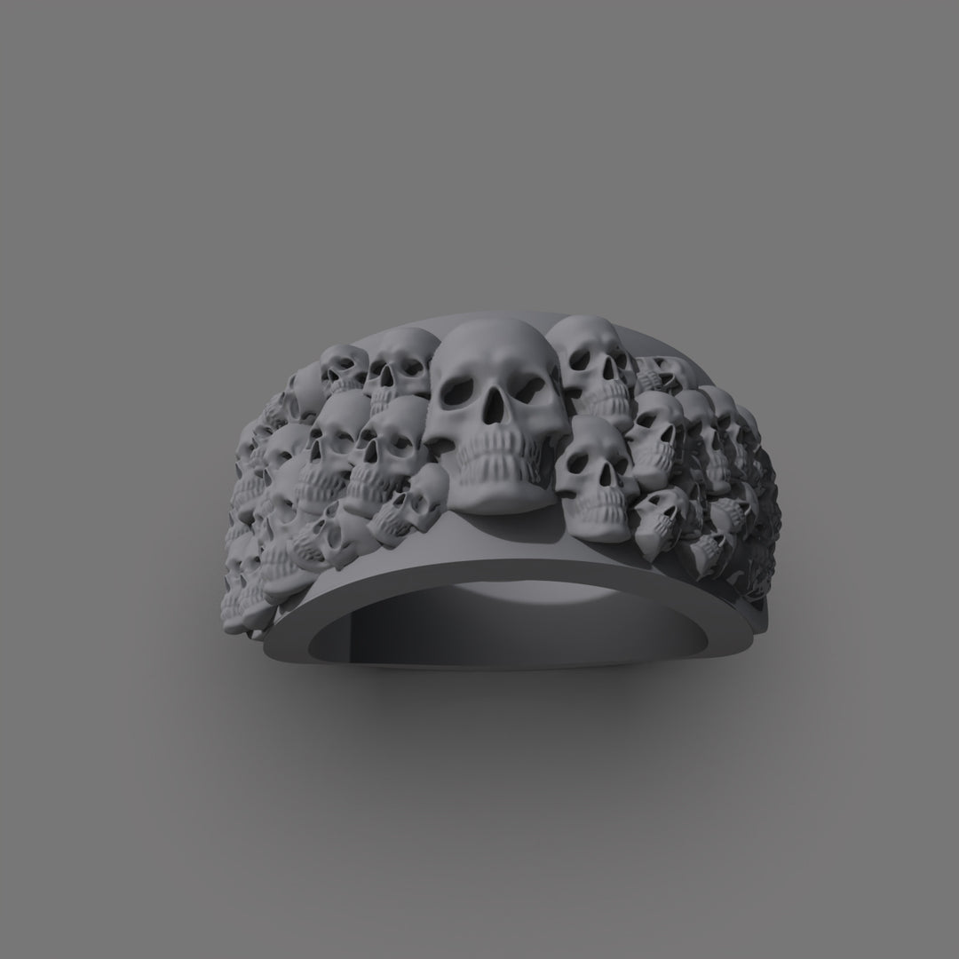 Anillo Skull Legión