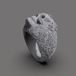 Cargue la imagen en el visor de la galería, Anillo Skullo Flower
