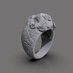 Cargue la imagen en el visor de la galería, Anillo Skullo Flower
