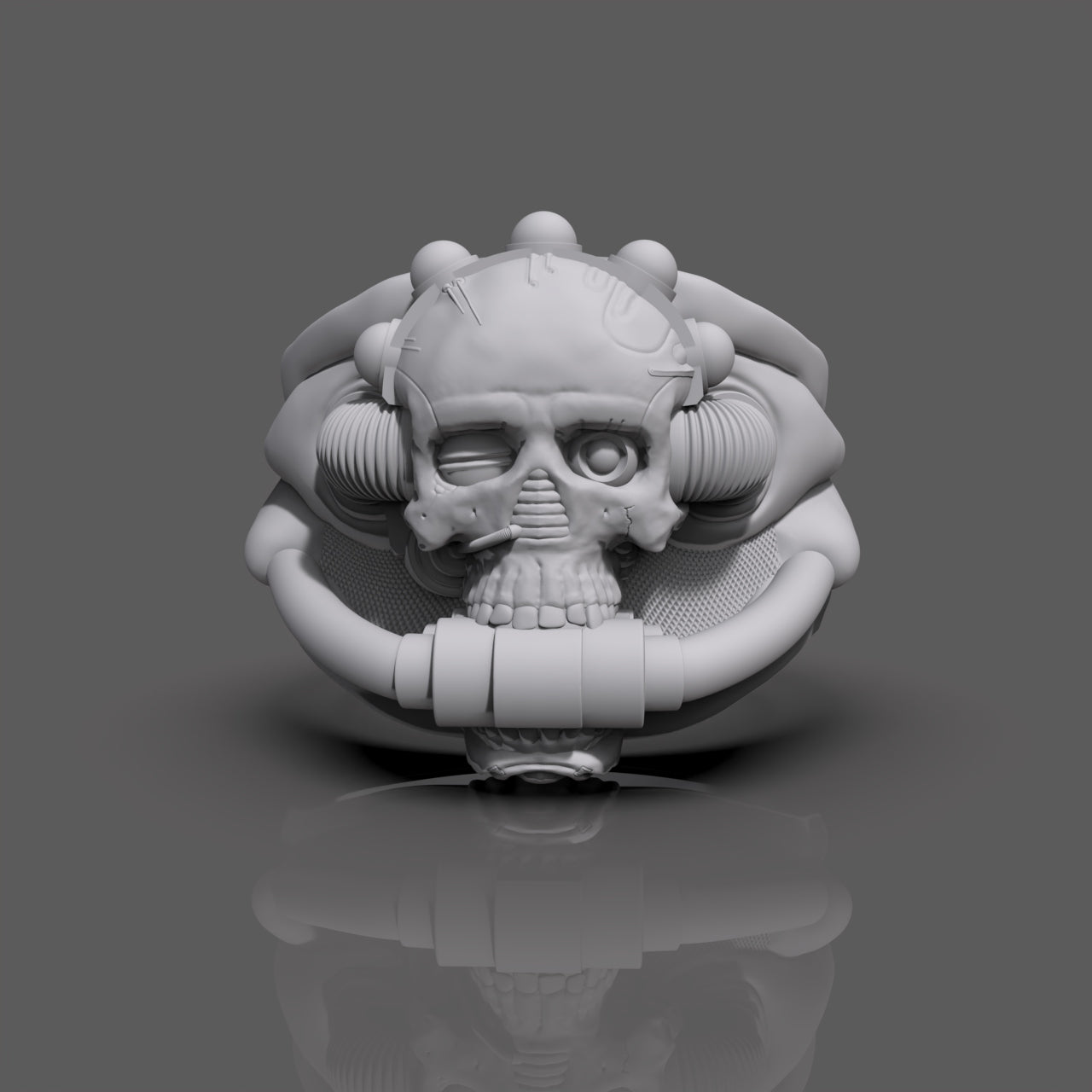 Anillo Skull Punk