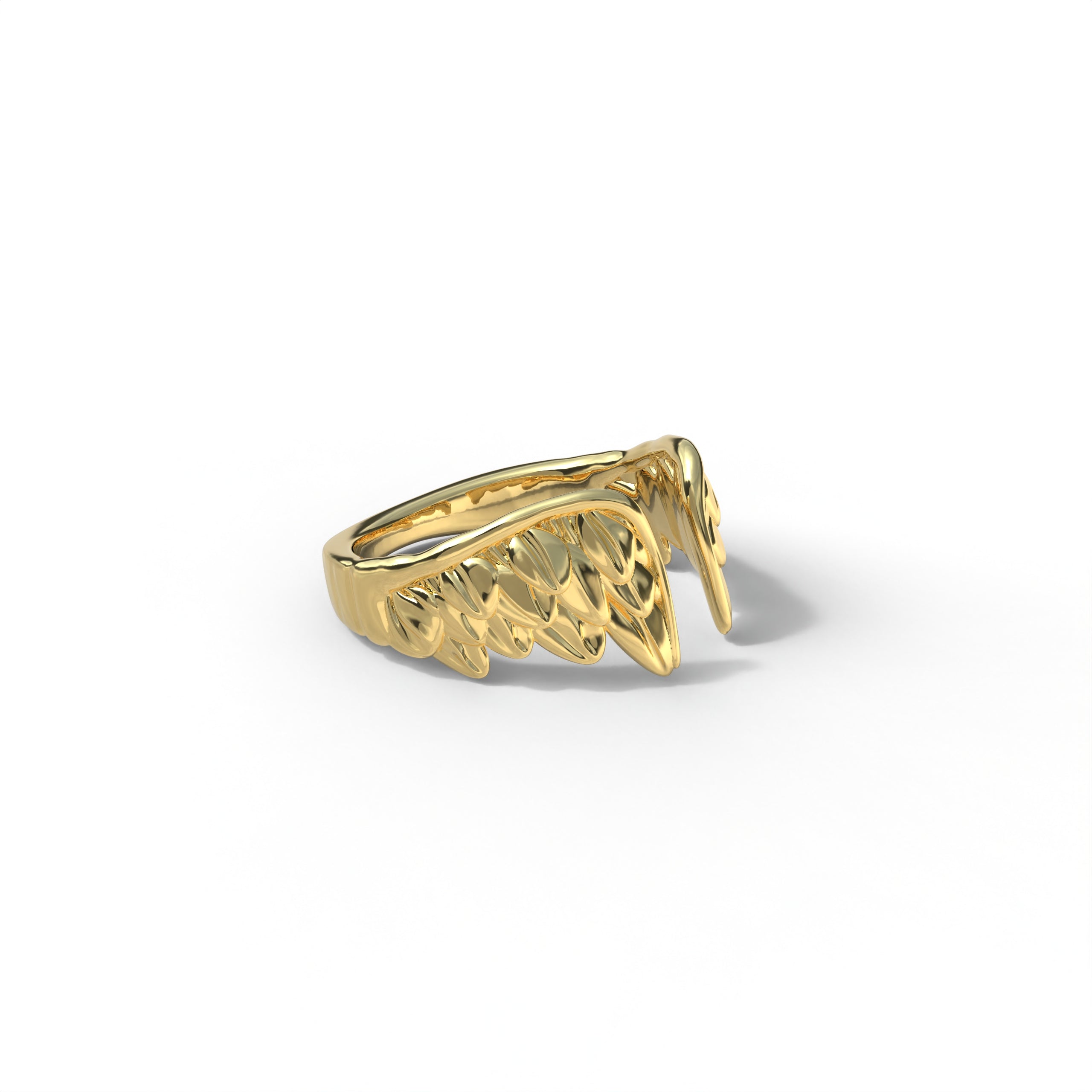 Anillo Alas Divinas Plata 950 y Oro 18k | Luya Joyería