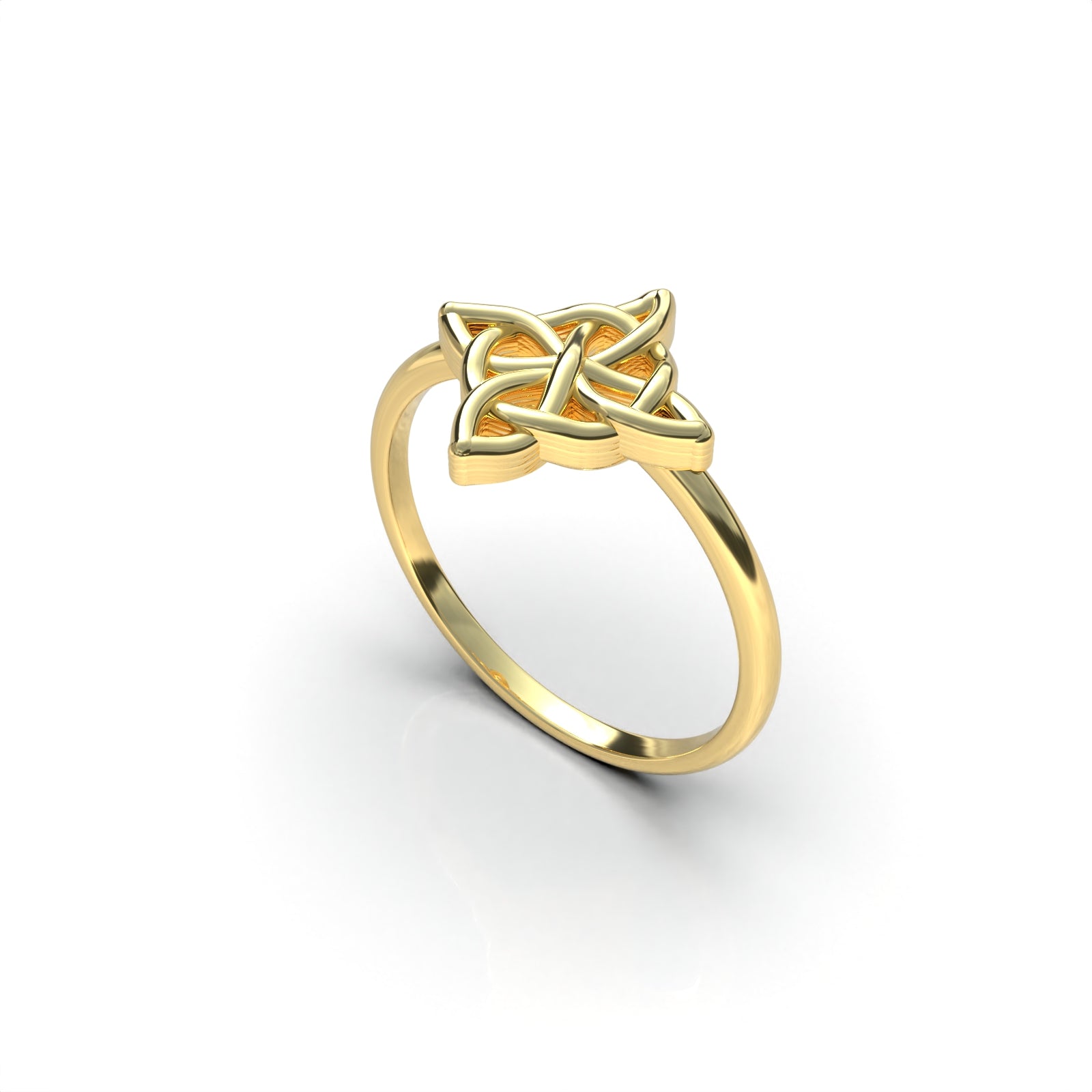 Anillo nudo de bruja Plata 950 | Hecho a Mano | Luya Joyería