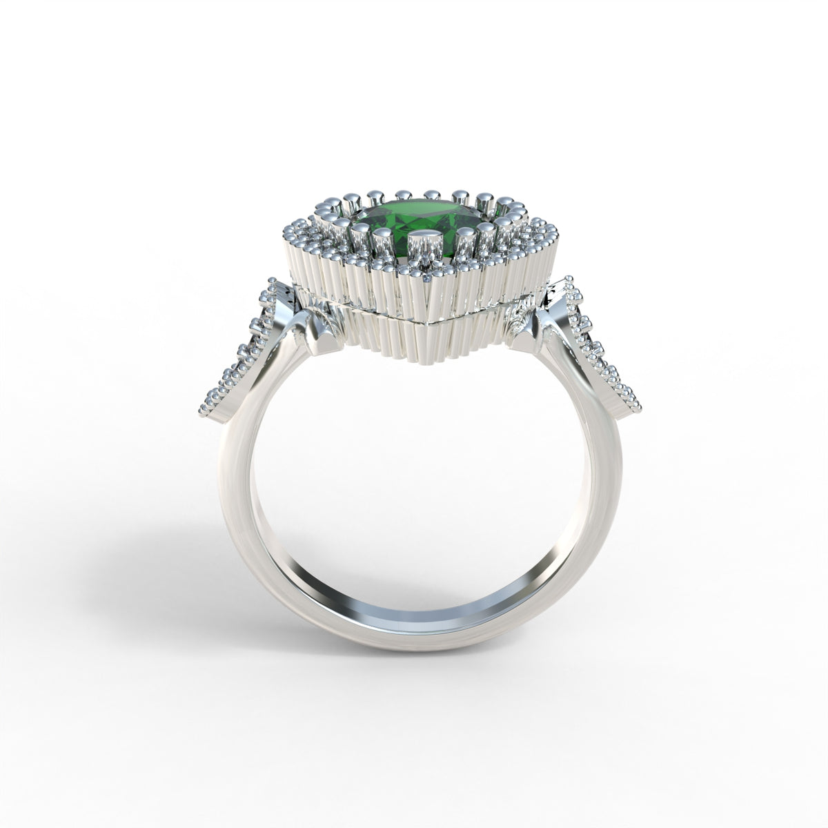 Anillo Sultana Hurrem mini en plata 950, hecho a mano en Perú – Luya Joyería (foto 5)