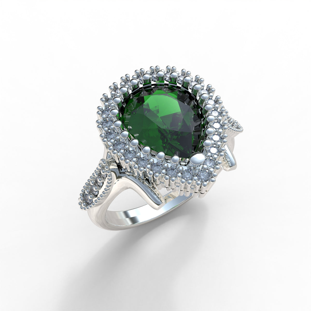 Anillo Sultana Hurrem mini en plata 950, hecho a mano en Perú – Luya Joyería (foto 7)