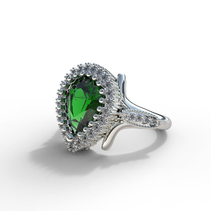 Anillo Sultana Hurrem mini en plata 950, hecho a mano en Perú – Luya Joyería (foto 4)