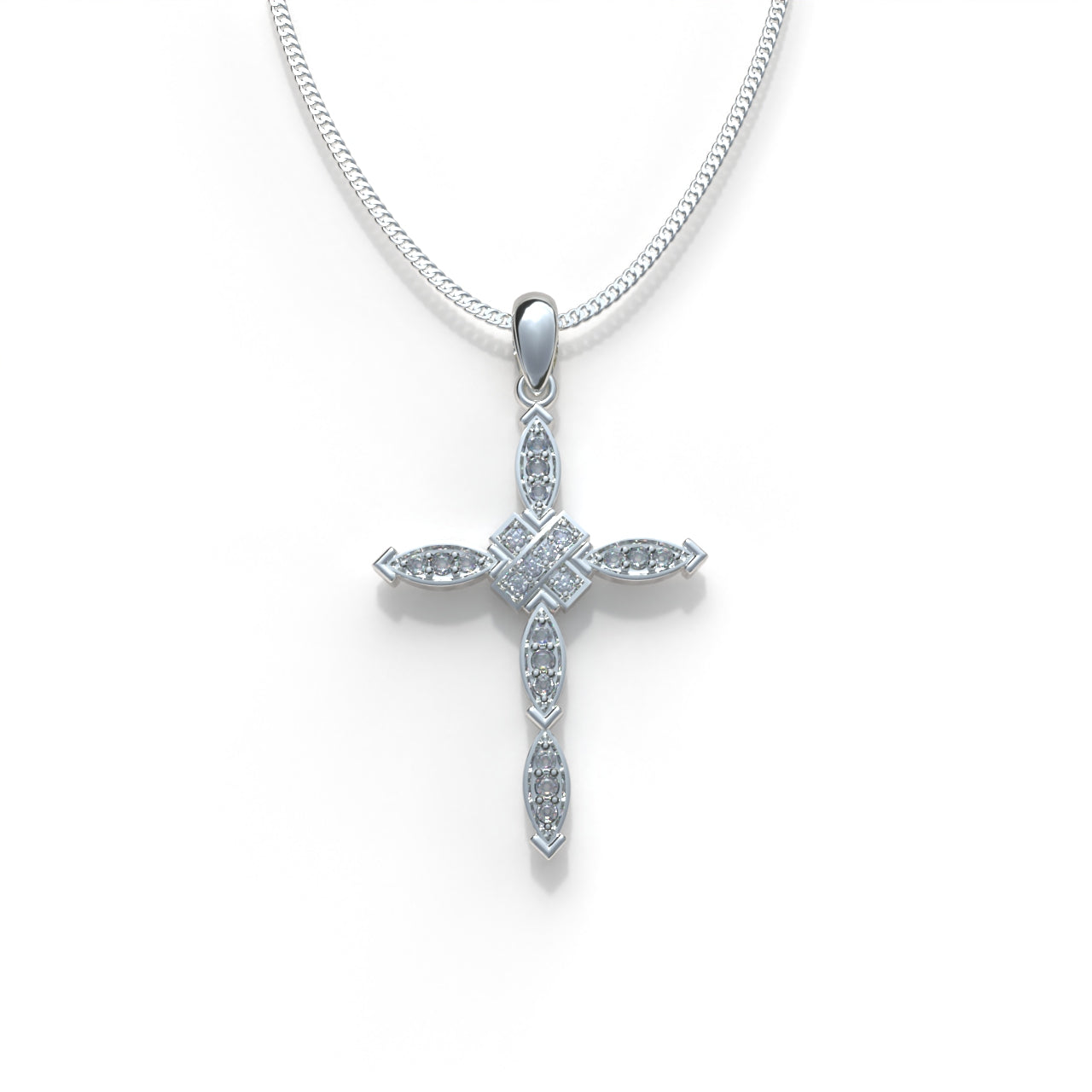 Large Cross Necklace