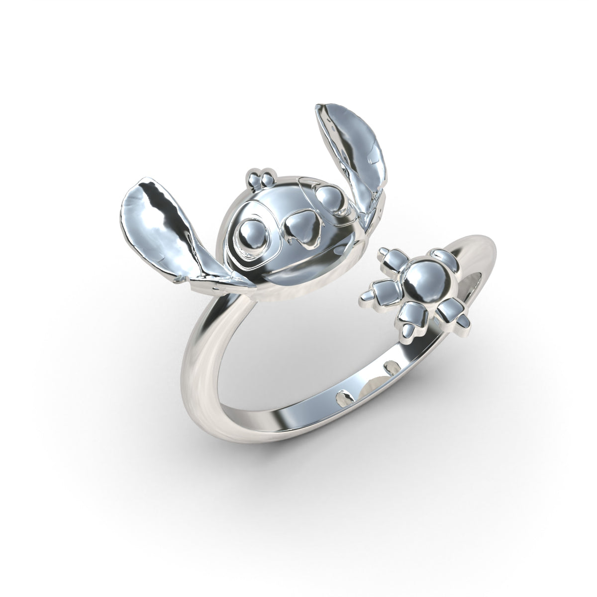 Anillo Stitch en plata 950