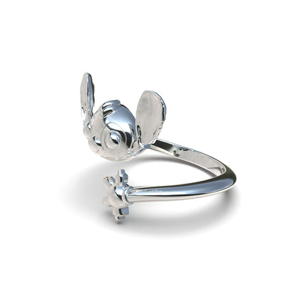 Anillo Stitch en plata 950