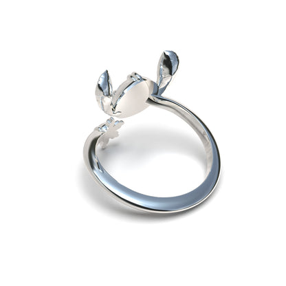 Anillo Stitch en plata 950