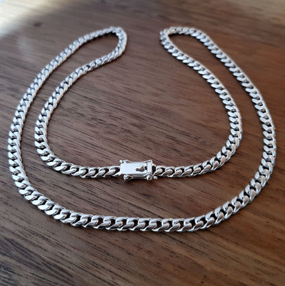 Cadena lomo de corvina de 35 g en plata 950