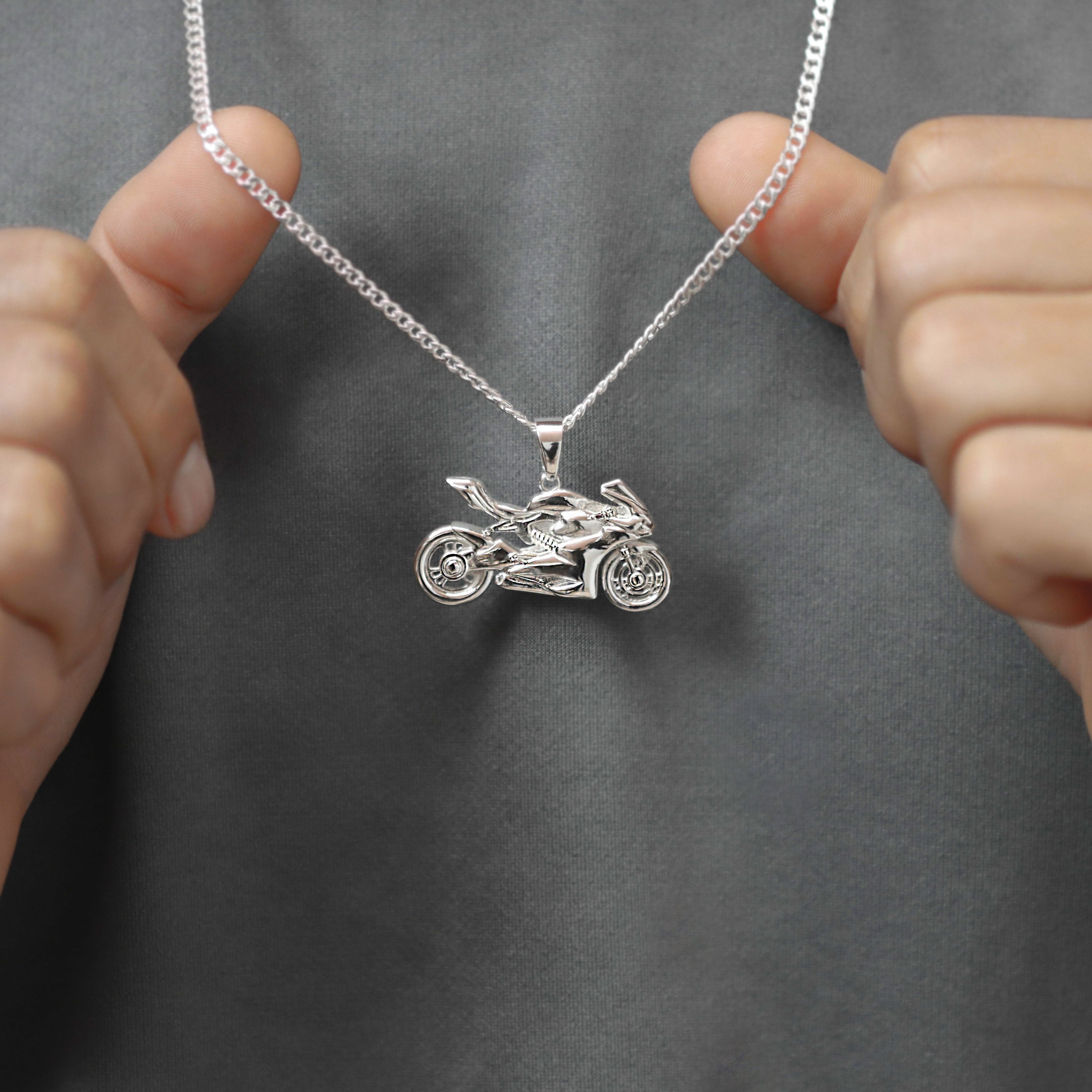 Motorcycle necklace