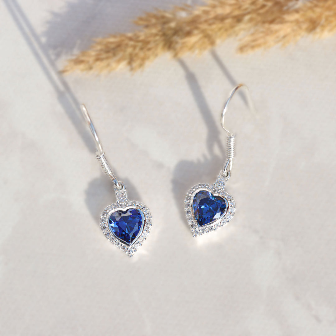 Aretes en forma de corazón