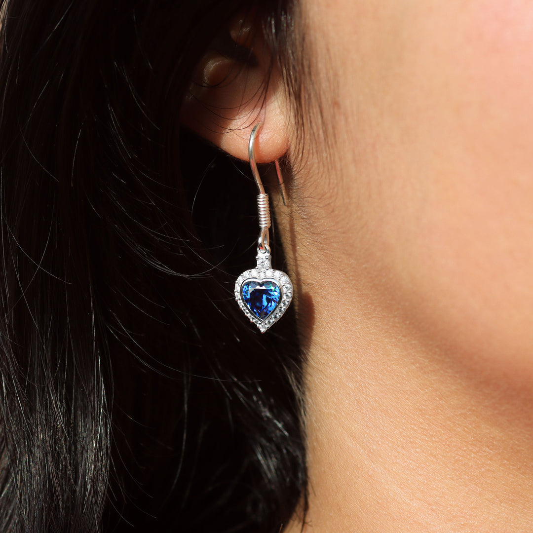 Aretes en forma de corazón