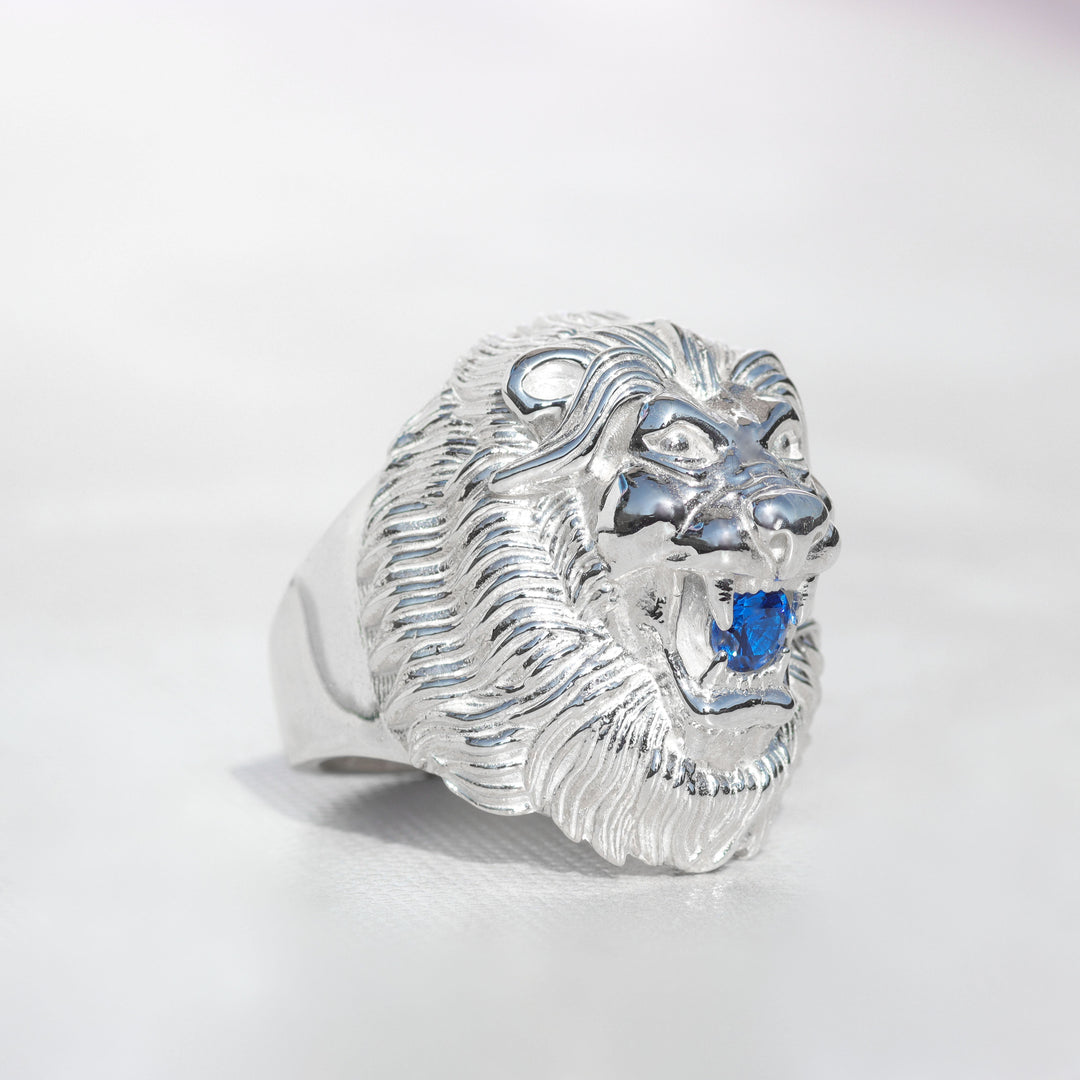 Anillo León con corte circular