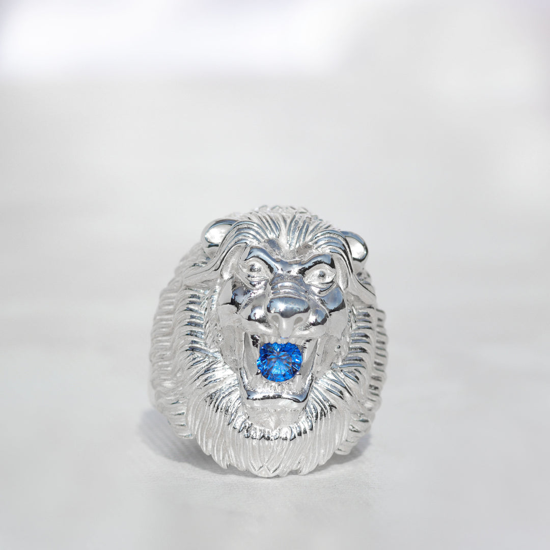 Anillo León con corte circular