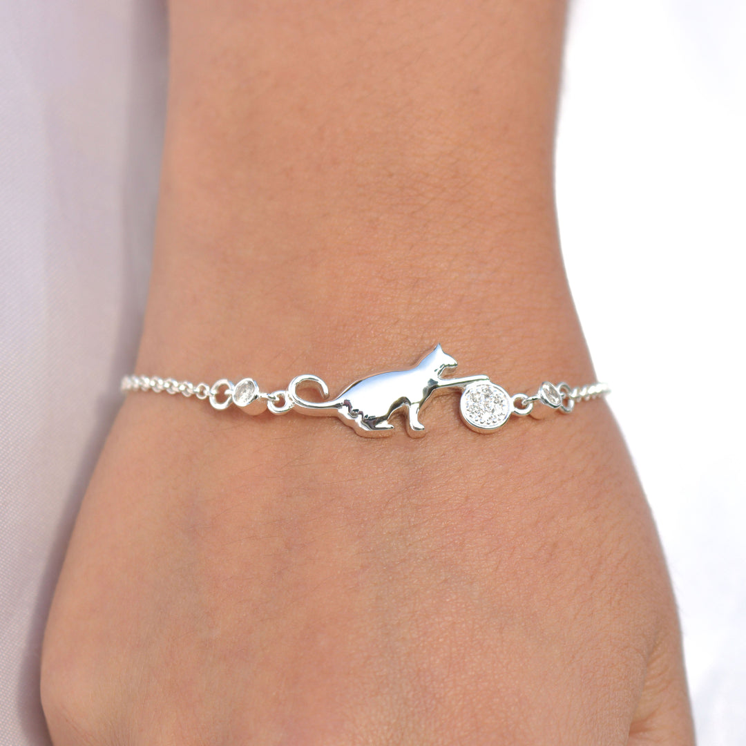 Pulsera gato con corte circular