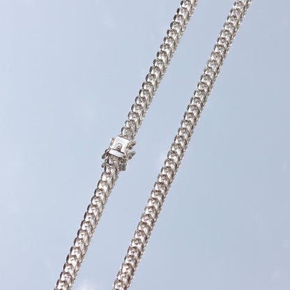 Cadena lomo de corvina de 70 g en plata 950 para hombre