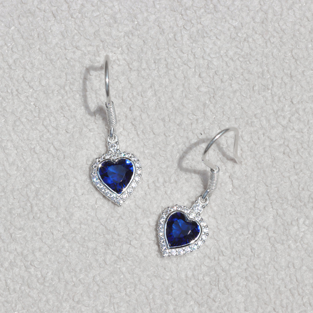 Aretes en forma de corazón