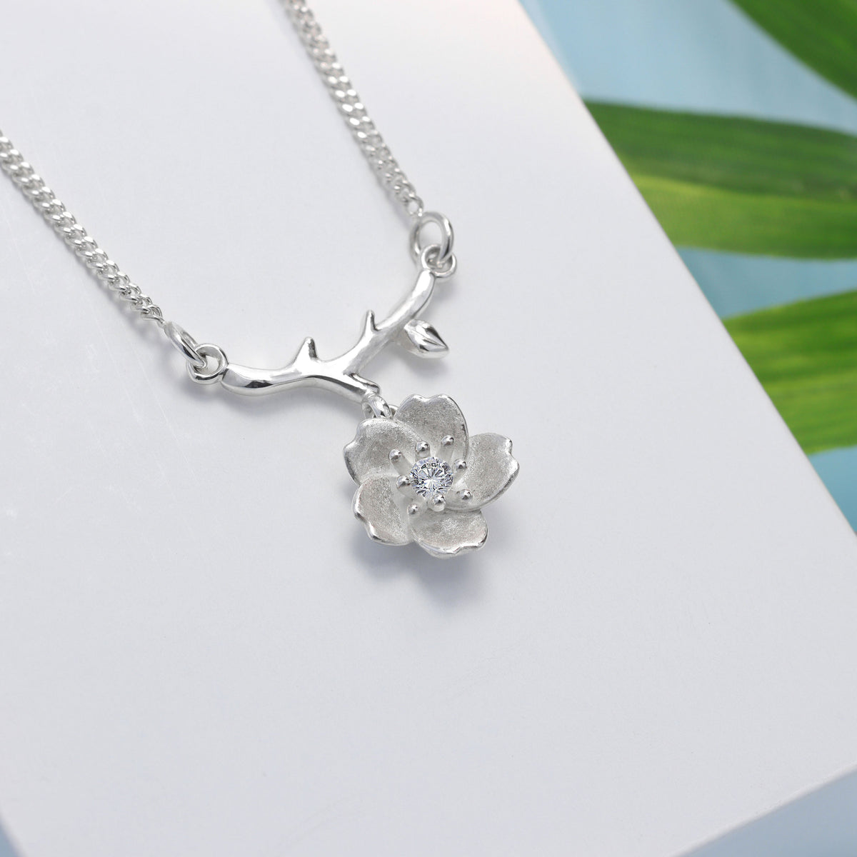 Cherry Blossom Necklace | Designer Jewelry - Luya