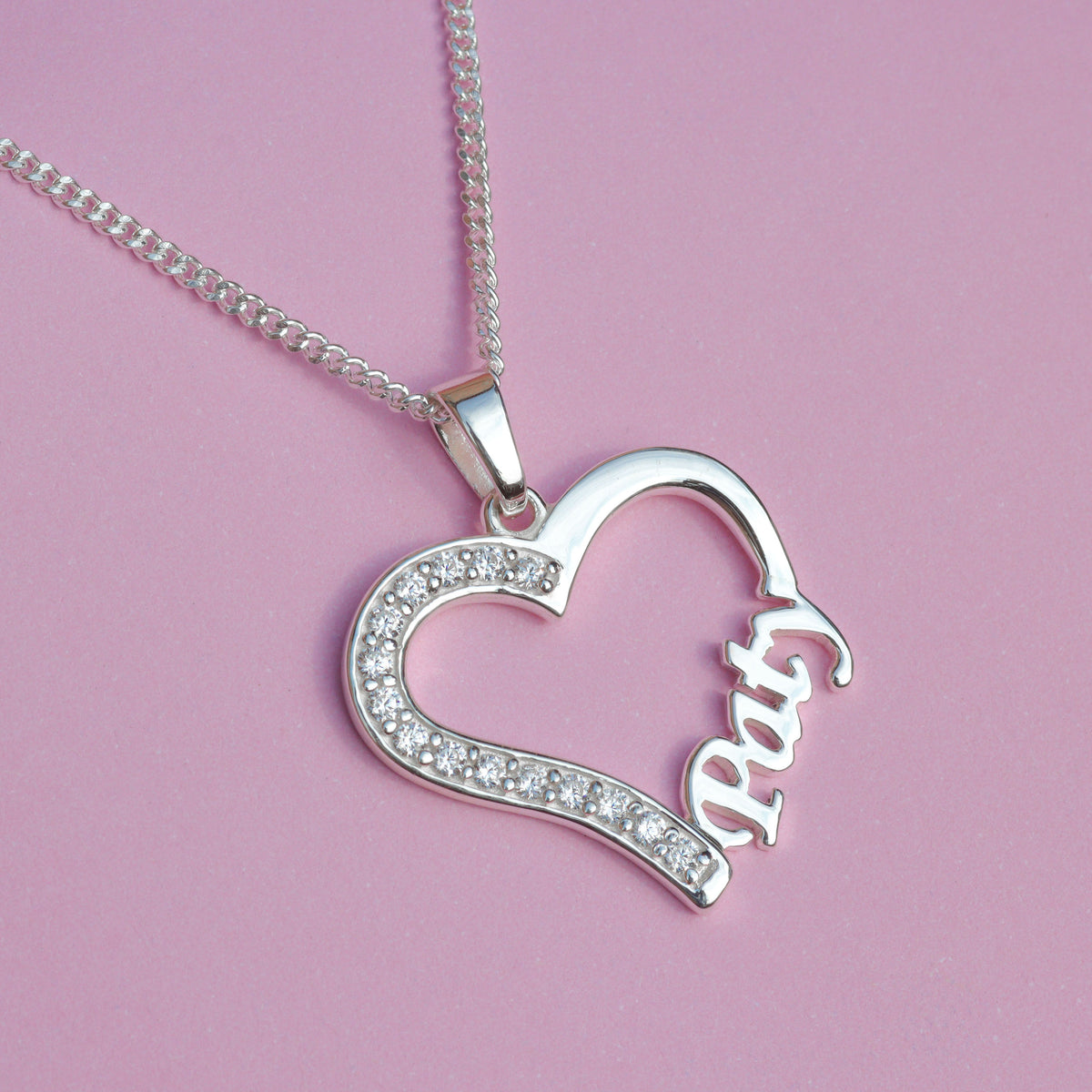 Collar con nombre personalizado en plata 950 y baño de oro 18k