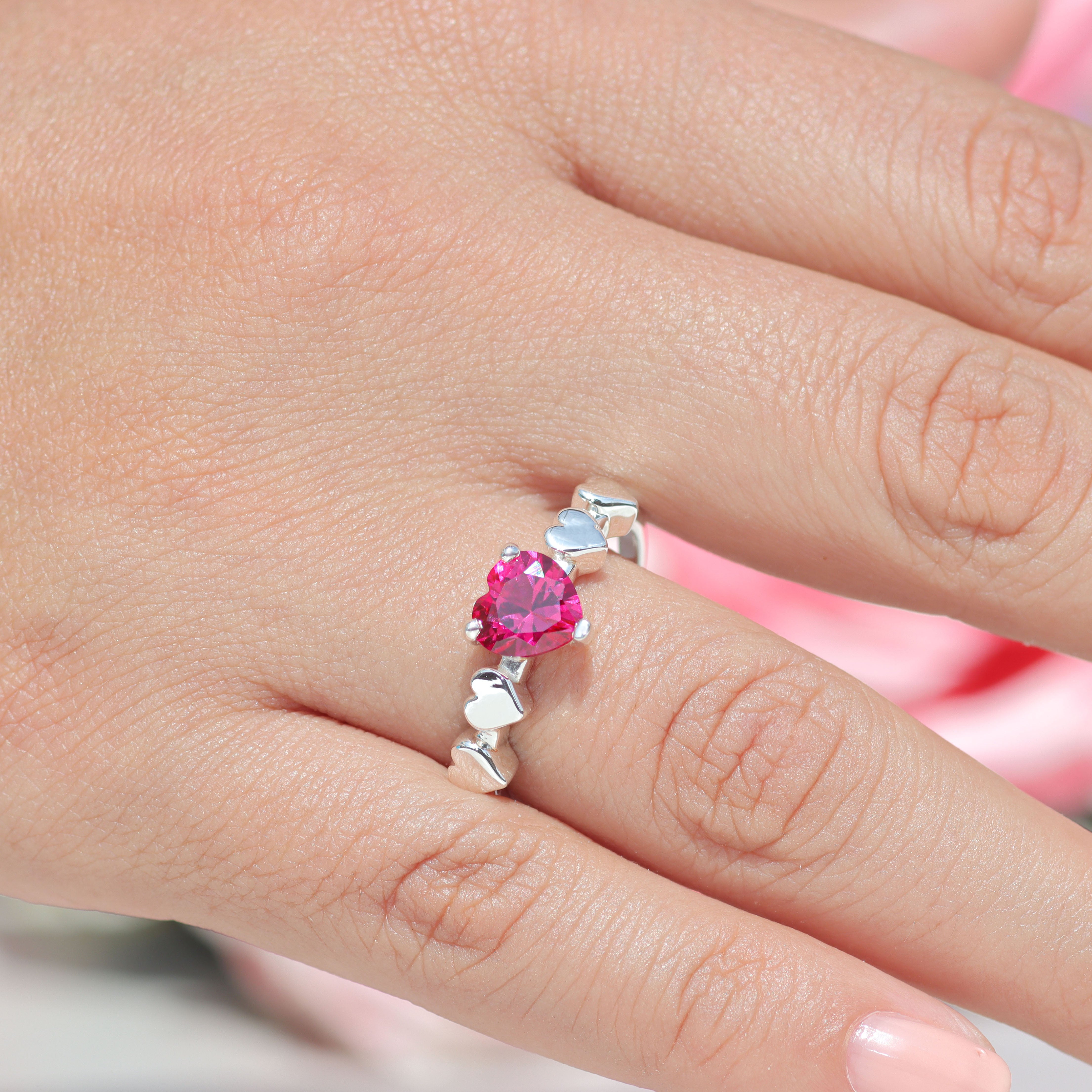 Heart-shaped ring