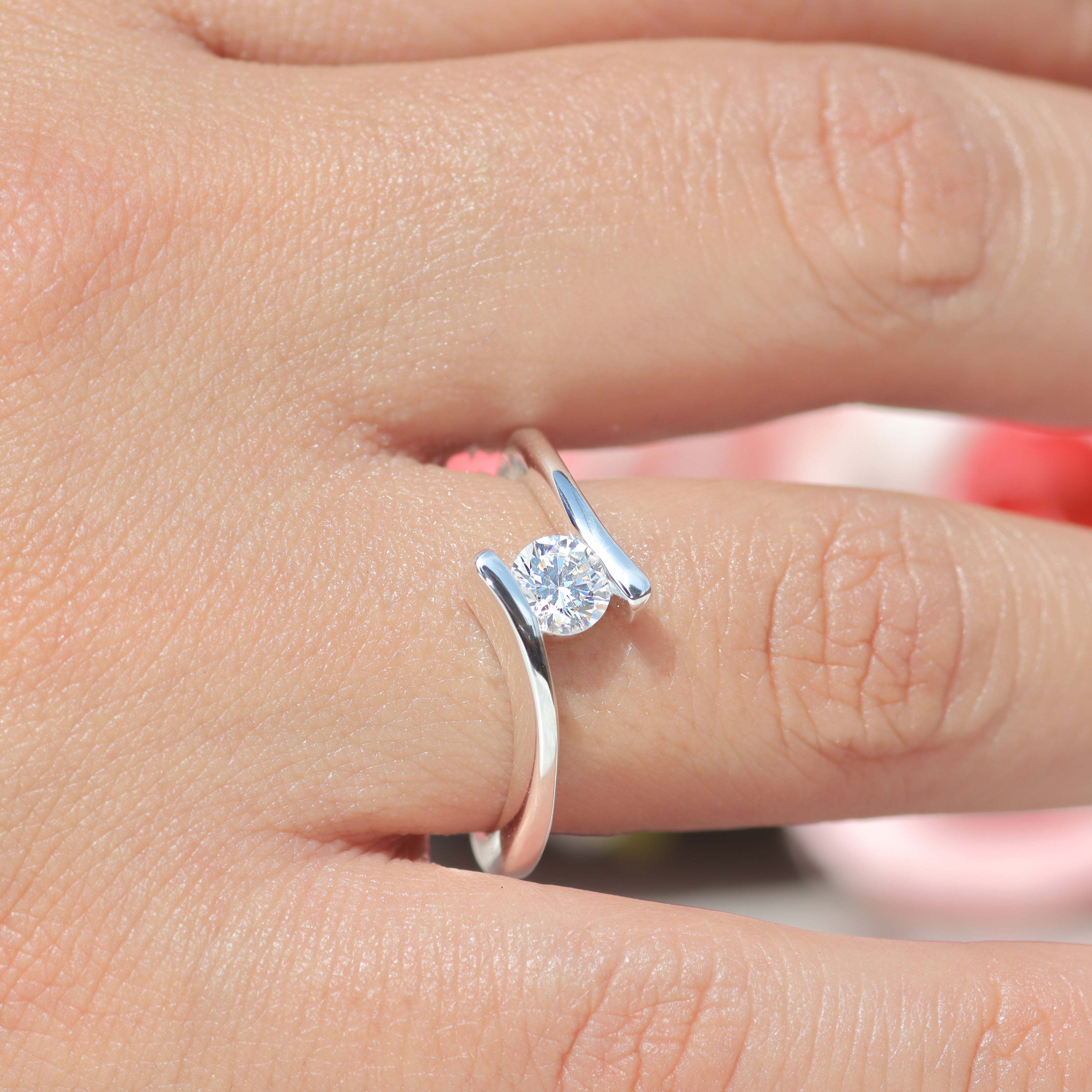 Anillo de Compromiso Vera - Plata 950 | Luya Joyería