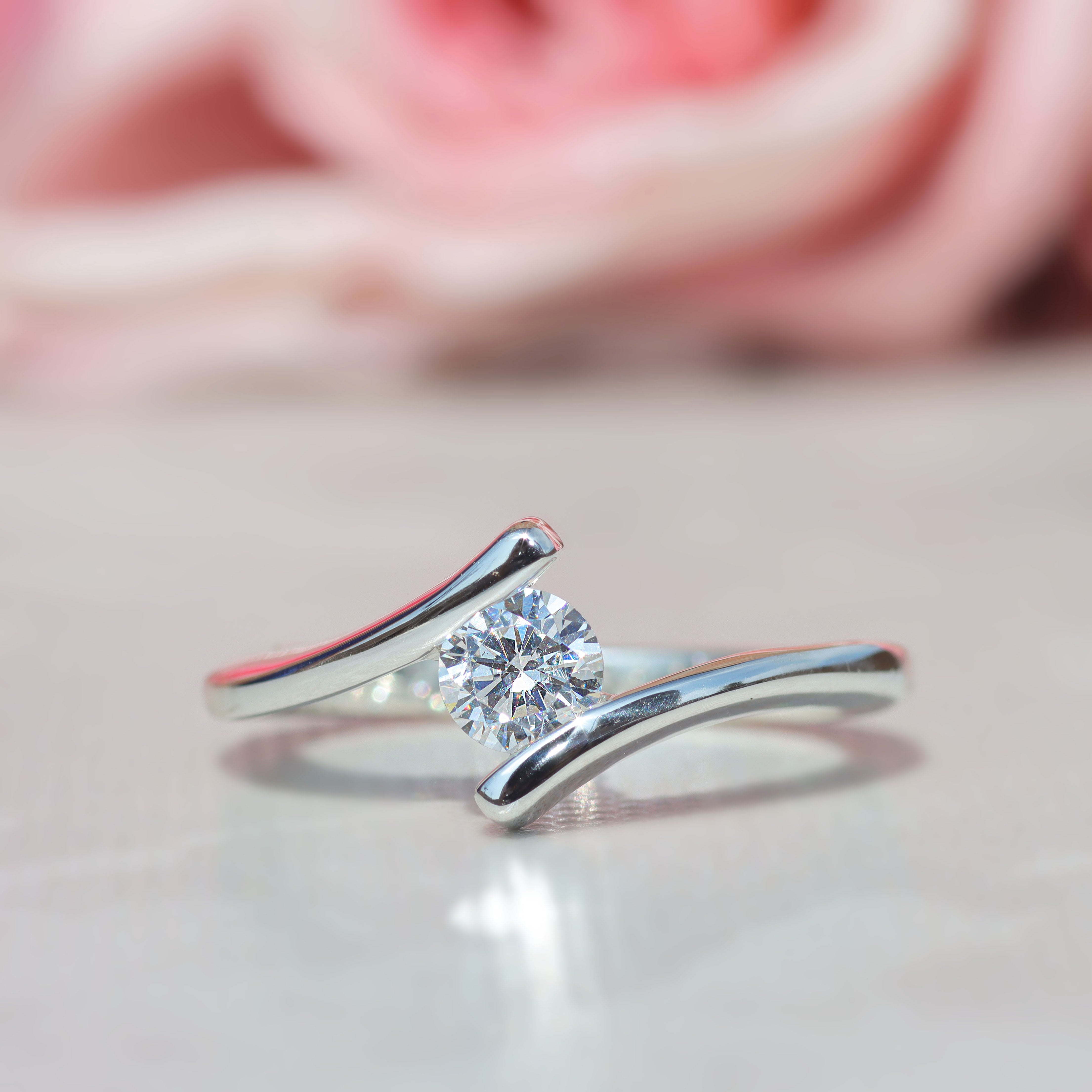 Anillo de Compromiso Vera - Plata 950 | Luya Joyería