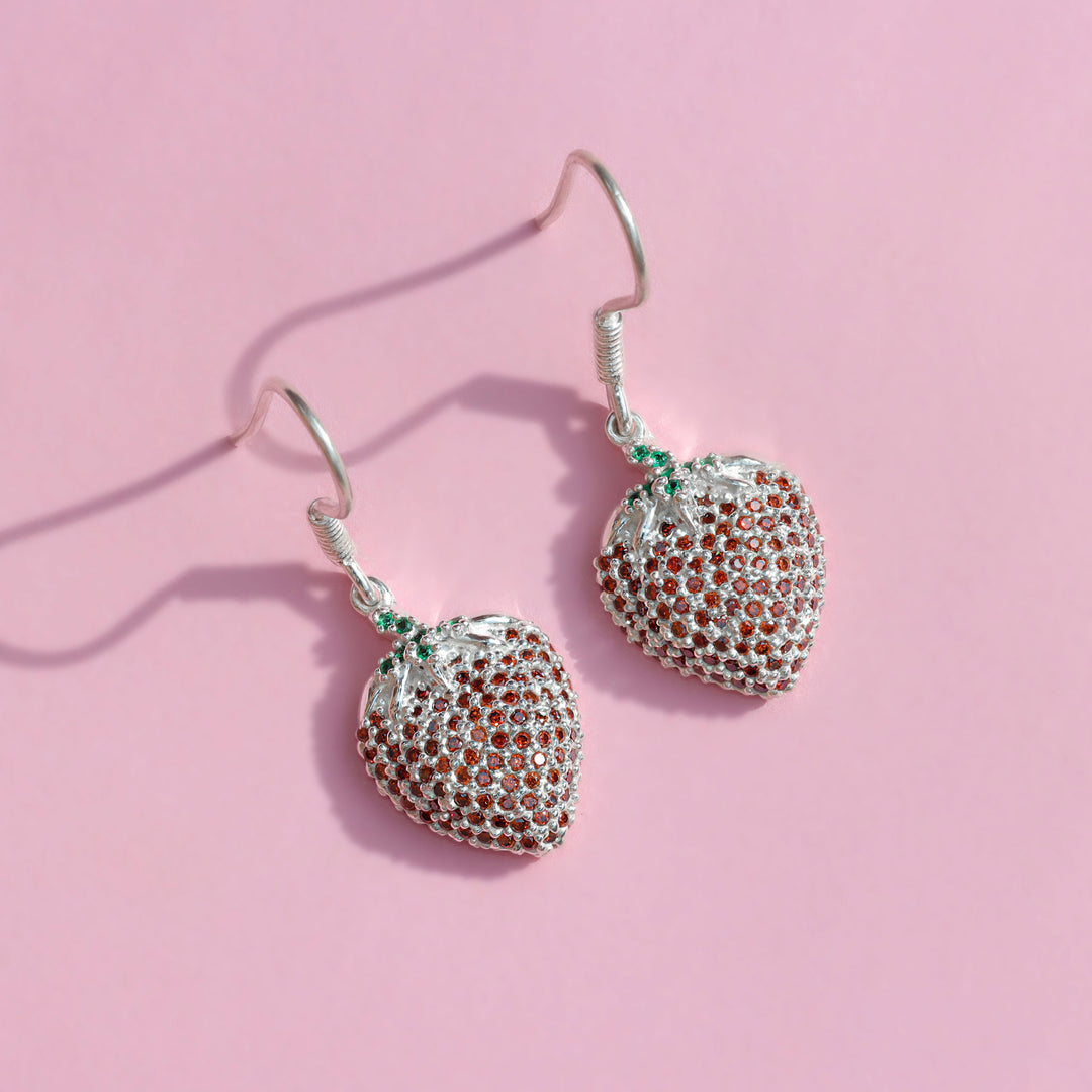 Aretes de fresa