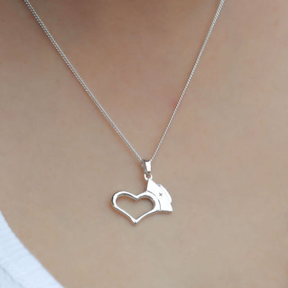 Collar de enfermera en plata 950