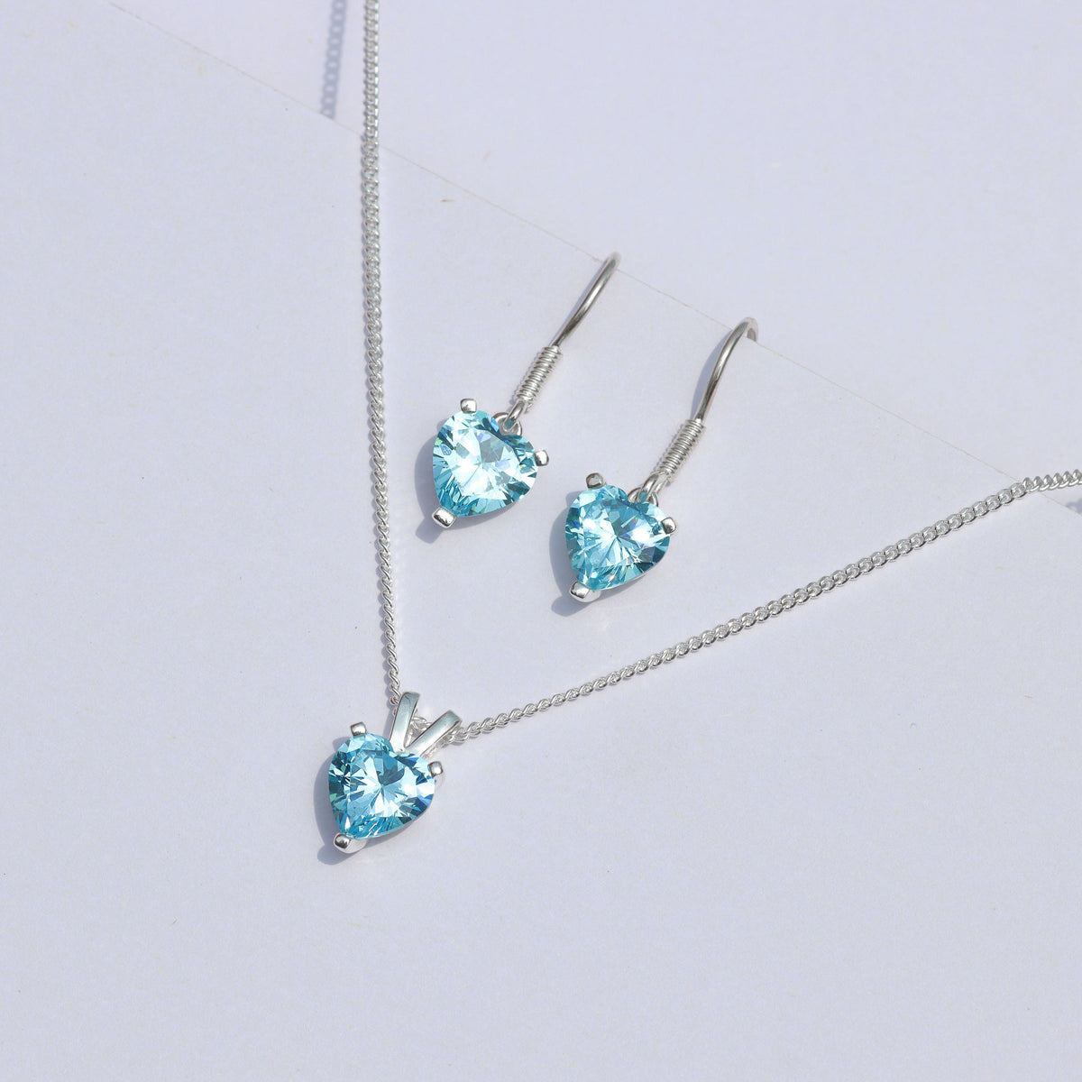 Set de joyas de corazón en plata 950 – Colección My Heart