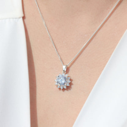 Necklace with circular cut