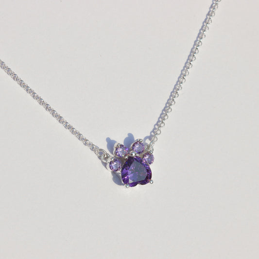 4-Paw Necklace in 950 Silver
