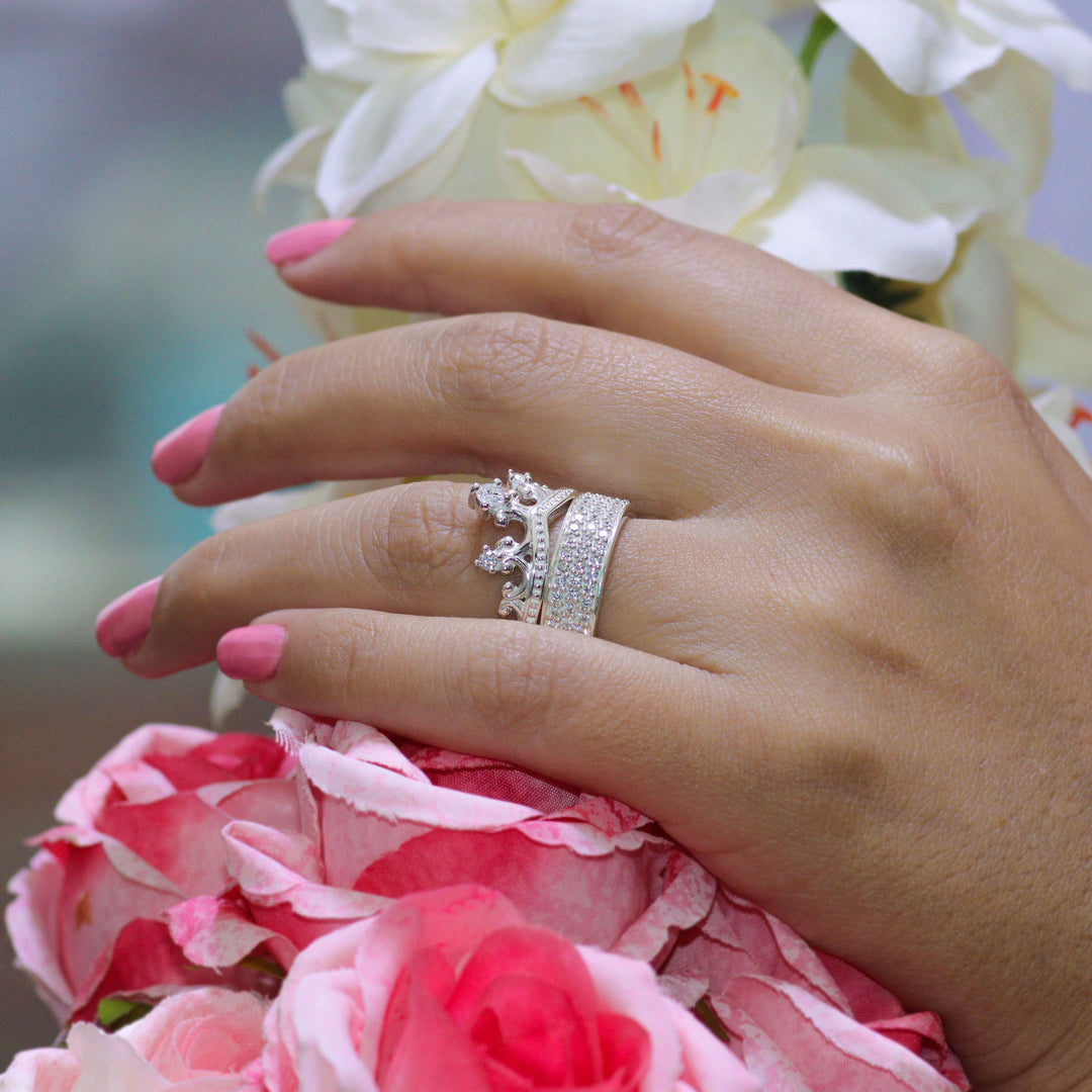 Anillos princesa con corte circular