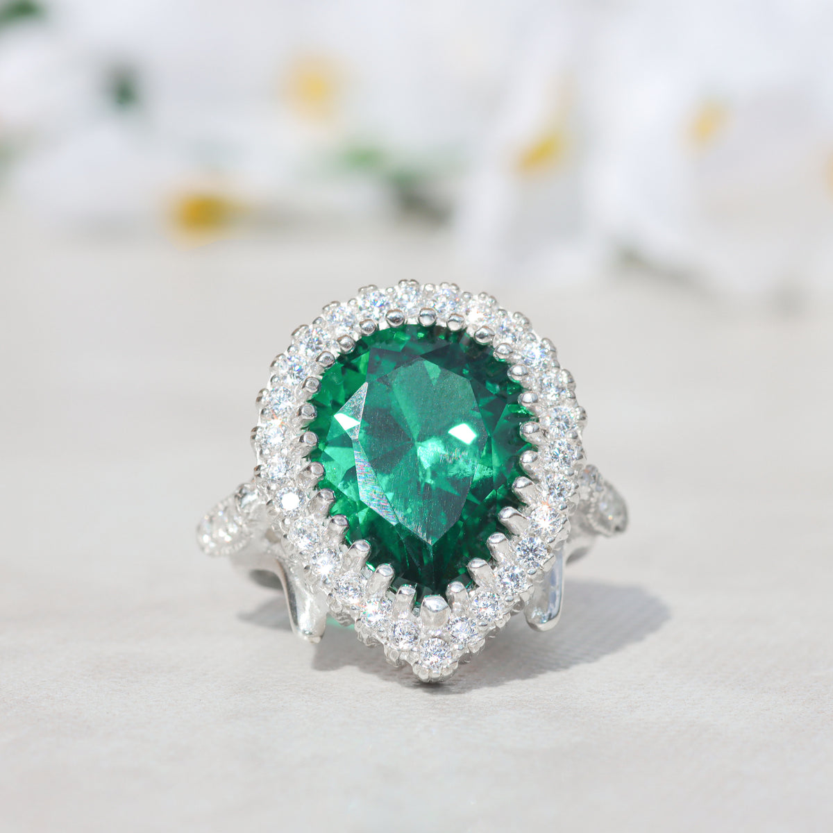Anillo Sultana Hurrem en plata 950