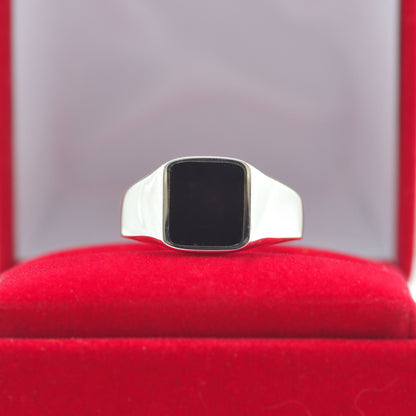 Solitaire ring - 950 Silver