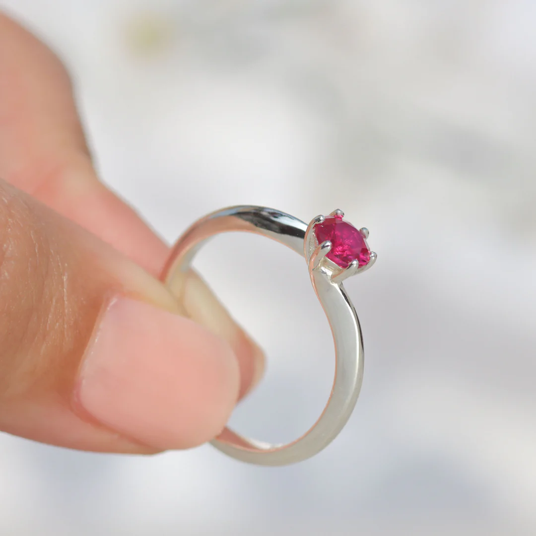 Pretty ring - 950 Silver