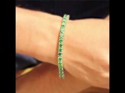 Pulsera tennis de 5 mm en plata 950