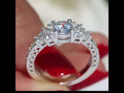 Anillo infinito de amor en plata 950
