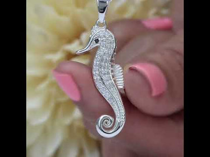 Seahorse Necklace - 950 Silver