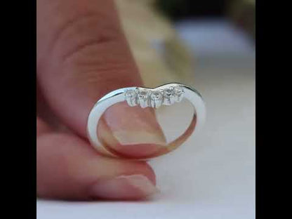 Anillo tiara en plata 950